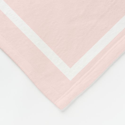 Sterk en moedig (Joshua) roze/zwart zijn Fleece Deken (Hoek)