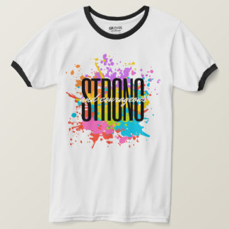 Sterk en moedig T-shirt