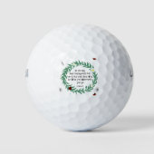 Sterk en moedig zijn golfballen (Voorkant)
