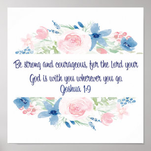 Sterk en moedig zijn poster