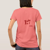 Sterk en moedig zijn t-shirt (Achterkant)