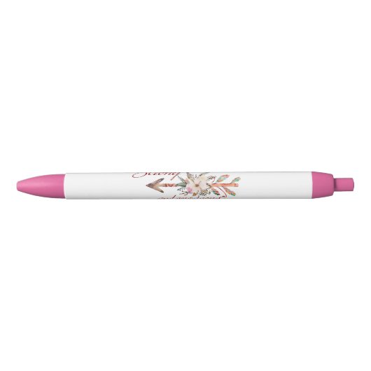 Sterk en moedig zwarte inkt pen (Voorkant)