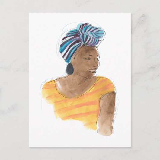 Sterk en mooi briefkaart (Voorkant)