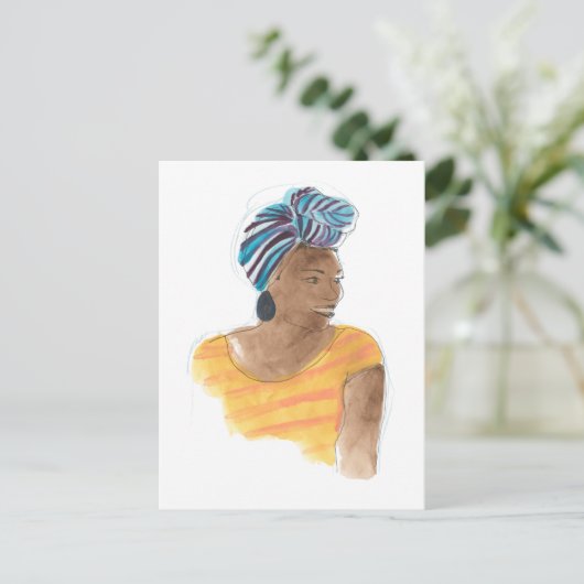 Sterk en mooi briefkaart (Staand voorkant)