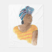 Sterk en mooi fleece deken (Voorkant)