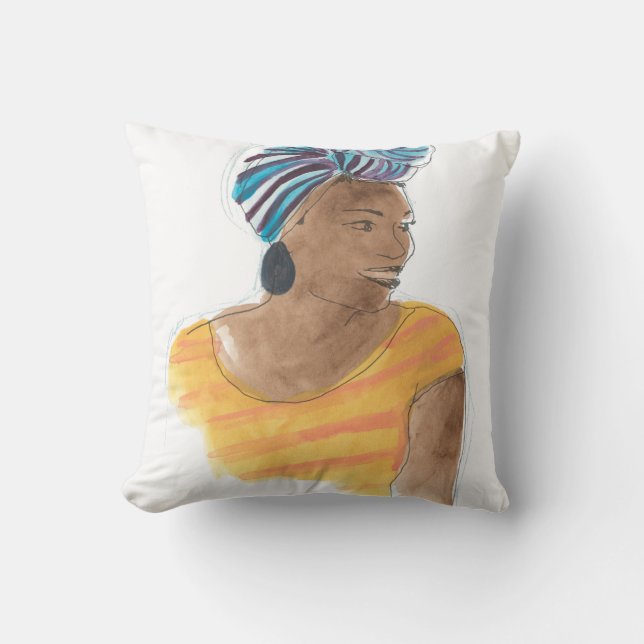 Sterk en mooi kussen (Voorkant)