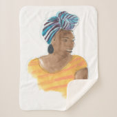 Sterk en mooi sherpa deken (Voorkant)