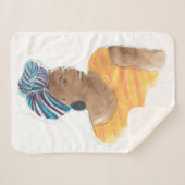 Sterk en mooi sherpa deken (Voorkant (horizontaal))