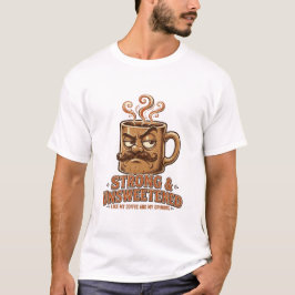 Sterk en ongesuikerd Halloween T-shirt