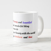 Sterk en prachtig grote koffiekop (Voorkant rechts)