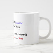 Sterk en prachtig grote koffiekop (Rechts)