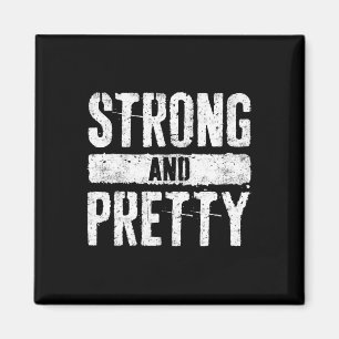 Sterk en Shirt Mannen Vrouwen Strongman Gym Wo Magneet