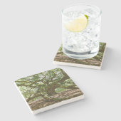 Sterk en vet stenen onderzetter (Zijkant)