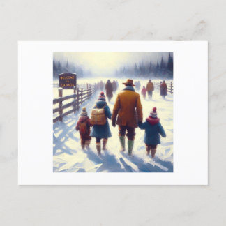 Sterk en vrij Canada, Briefkaart