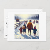 Sterk en vrij Canada, met formulering, Kaarten Feestdagenkaart (Voorkant / Achterkant)