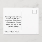 Sterk en vrij Canada, met formulering, Kaarten Feestdagenkaart (Achterkant)