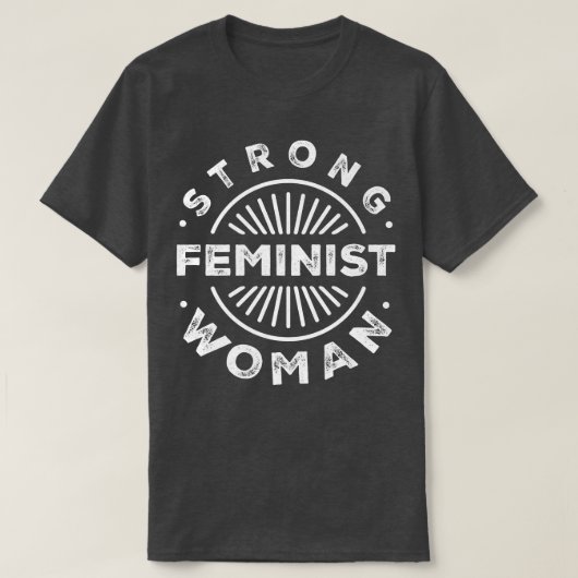 Sterk feministisch vrouweminisme5600 t-shirt (Design voorkant)