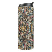 Sterk gedecoreerde tuimelaar thermosbeker (Gedraaid links)