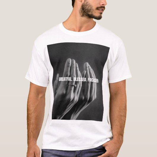 Sterk. Gezegend.focsued  T-shirt (Voorkant)