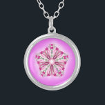 *~* Sterk gloeiende roze ster Mandala Healer Reiki Zilver Vergulden Ketting<br><div class="desc">JEWELRY MET INTENTIE (R) - Energetisch verbeterde juwelen. Als professionele verafgelegen spirituele energiegenezer sinds 2001 heb ik geleerd, ontwikkeld en gebruik gemaakt van de kracht van de intentie om energie te genezen. Al mijn JEWELRY MET INTENTIE (R) draagt de genezende energie van positieve manifestatie. Deze JEWELRY is bereid je eigen...</div>