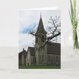 “Sterk groeien bij Holy Cross” condoleancekaart #1 Kaart