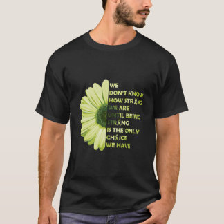 Sterk Groen Bloem Non-Hodgkin Lymfoom AWA T-shirt