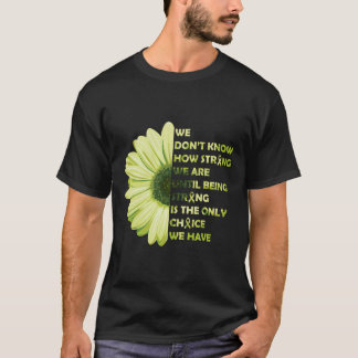 Sterk Groen Bloem Non-Hodgkin Lymfoom AWA T-shirt