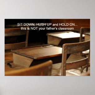 STERK, HOOG OP EN HOUD OP.... POSTER