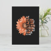 Sterk is de enige keuze voor baarmoederhalskanker save the date (Staand voorkant)