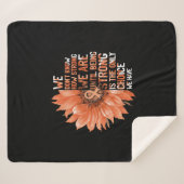 Sterk is de enige keuze voor baarmoederhalskanker sherpa deken (Voorkant (horizontaal))