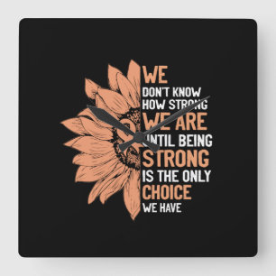 Sterk is de enige keuze voor baarmoederhalskanker vierkante klok