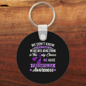 Sterk is de enige keuze voor fibromyalgie bewustzi sleutelhanger (Voorkant)