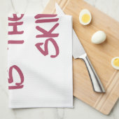 Sterk is de Motivatie New Skinny Workout Gym Theedoek (Quarter Fold)