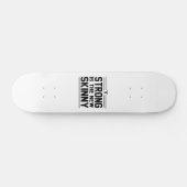 Sterk is de New Skinny Persoonlijk Skateboard (Horizontaal)