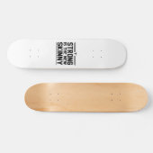 Sterk is de New Skinny Persoonlijk Skateboard (Horizontaal)