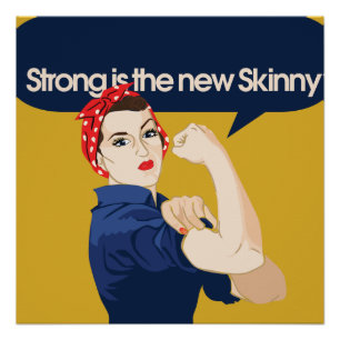 Sterk is de nieuwe Skinny Perfect Poster
