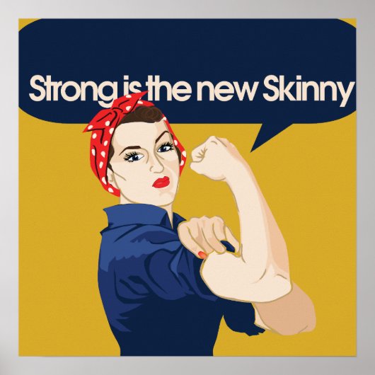 Sterk is de nieuwe Skinny Poster (Voorkant)