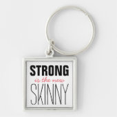 Sterk is de nieuwe Skinny Sleutelhanger (Voorkant)