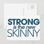 Sterk is de nieuwe sluier briefkaart (Voorkant / Achterkant)