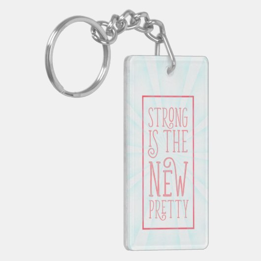 Sterk is het nieuwe  sleutelhanger (Voorkant Links)