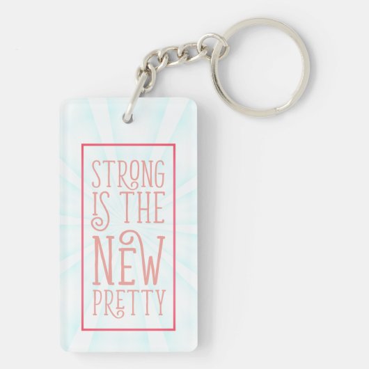 Sterk is het nieuwe sleutelhanger (achterkant)