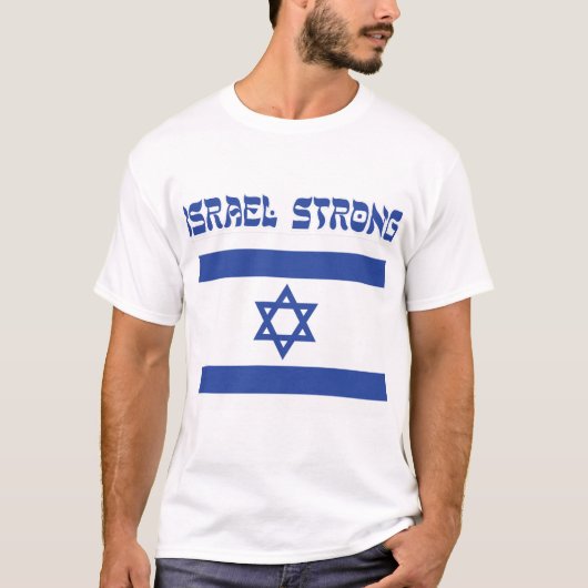 Sterk Israël T-shirt (Voorkant)
