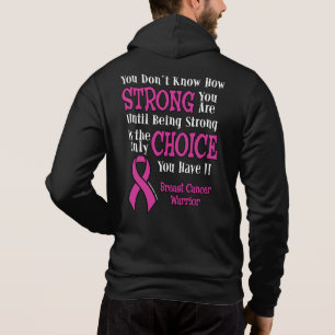 Sterk/keuze...Borstkanker Hoodie