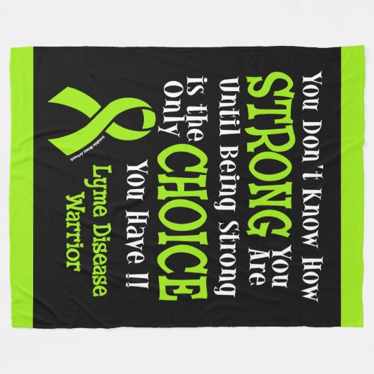 Sterk/Keuze...Lyme Fleece Deken (Voorkant (Horizontaal))