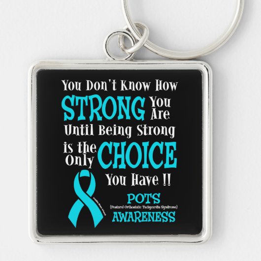 Sterk/Keuze...POTS Sleutelhanger (Voorkant)