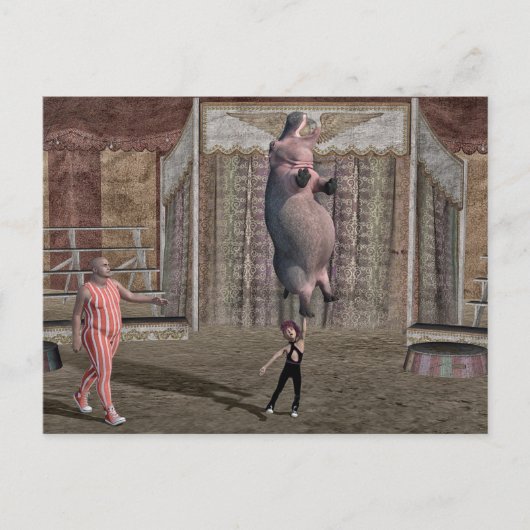 Sterk klein meisje feestdagenkaart (Voorkant)