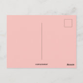 sterk konijn achtervolgd door kippen briefkaart (Achterkant)