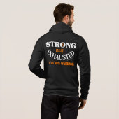 STERK MAAR UITGESCHIKT.. RSD/CRPS HOODIE (Achterkant volledig)