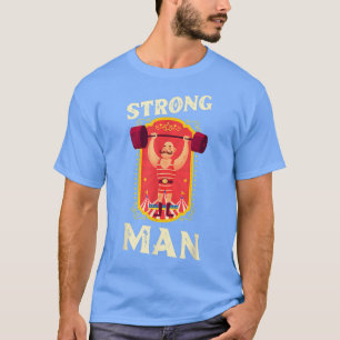 Sterk Man Costume Circus Carnival T-shirt6430 T-shirt