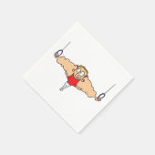 Sterk Man Gymnast Paper Napkins Servetten (Hoek)